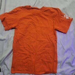 Orange Short Sleeve Logo Tee